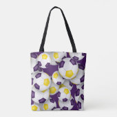 lila Goldmannschaft - Fußball-Trainer Tasche (Rückseite)
