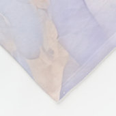 Lila Goldmarmor Fleecedecke (Ecke)