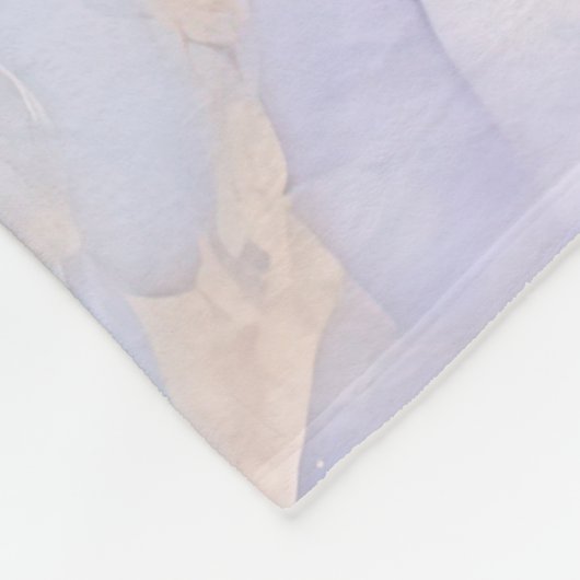 Lila Goldmarmor Fleecedecke (Ecke)