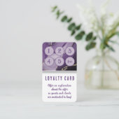 Lila Goldmarmor Medizinischer Wellness-Center Haut Treuekarte (Stehend Vorderseite)