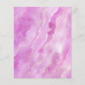 Lila Goldmarmormenü Flyer (Hinten)