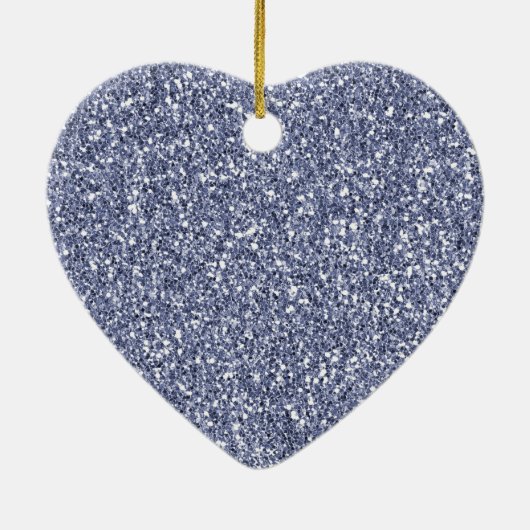 Lila Goldsparkle Keramik Ornament (Hinten)