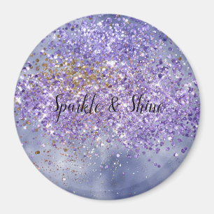 Lila Goldsparkle Magnet