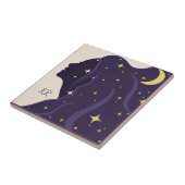 Lila Goldstars des kosmischen Universums personali Fliese (Seite)