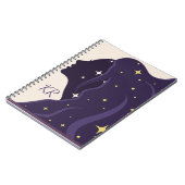 Lila Goldstars des kosmischen Universums personali Notizblock (Linke Seite)