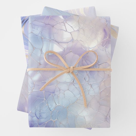 Lila Goldtraum Geschenkpapier Set (Beispiel)