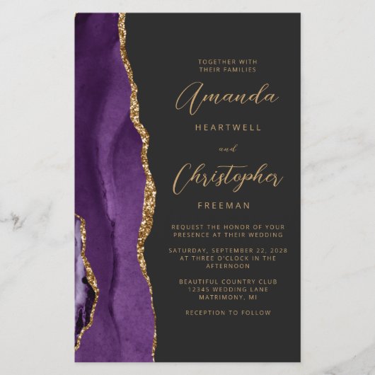 Lila Goldvorstellung (Vorderseite)