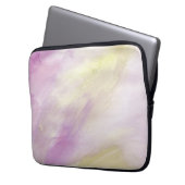 Lila GoldWatercolor Laptopschutzhülle (Vorderseite Links)