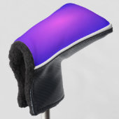 Lila Golf Headcover (3/4 Vorderseite)