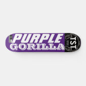 LILA GORILLA-Skateboard, 7¾ Zoll Deck Skateboard (Horizontal)