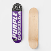 LILA GORILLA-Skateboard, 7¾ Zoll Deck Skateboard (Vorderseite)