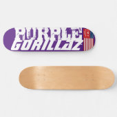 LILA GORILLAZ-Skateboard Skateboard (Horizontal)