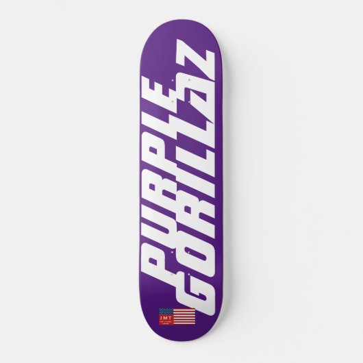 LILA GORILLAZ-Skateboard Skateboard (Vorderseite)