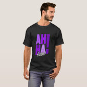 Lila Gotcha! Lila Grafik T-Shirt (Vorne ganz)