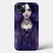 Lila Gothic Fairy Fantasy Case-Mate iPhone Case (Rückseite)