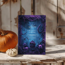 Lila Gothic Spooky ONE Geburtstag