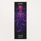 Lila Gothic Tentacles Sea Kraken Kratopus Yogamatte (Rückseite)