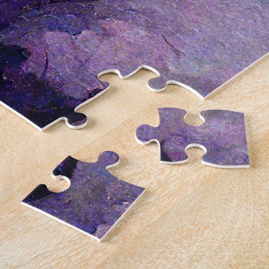 Lila Gotische Märchen Fantasie Art Jigsaw Puzzle (Seite)