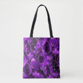 Lila-gotisches Ostermuster Tasche (Vorderseite)
