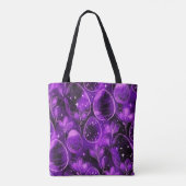 Lila-gotisches Ostermuster Tasche (Rückseite)