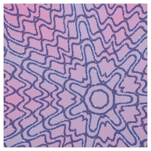 Lila Gradient Abstrakt Stoff (Muster)