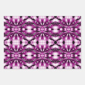 Lila Gradient Perspective Color gefüllt Zeichnen Geschenkpapier Set (Vorderseite)