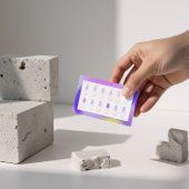 Lila Gradient Smart Card für Nageltechniken & Salo Visitenkarte