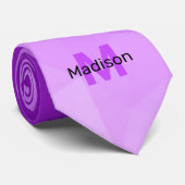 Lila Gradientengeometrie Krawatte (Gerollt)
