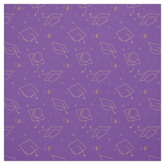 Lila Graduierungsfehler Stoff (Muster)