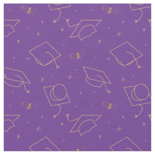 Lila Graduierungsfehler Stoff (Nahaufnahme)