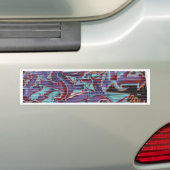 Lila Graffiti auf dem Verschluss Autoaufkleber (Auf Auto)