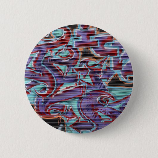 Lila Graffiti auf dem Verschluss Button (Vorderseite)