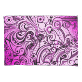 Lila Graffiti-Spritzpistolen-Kunst Kissenbezug (Vorderseite)