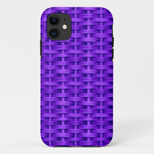Lila Grafikdesign Case-Mate iPhone Hülle (Rückseite)