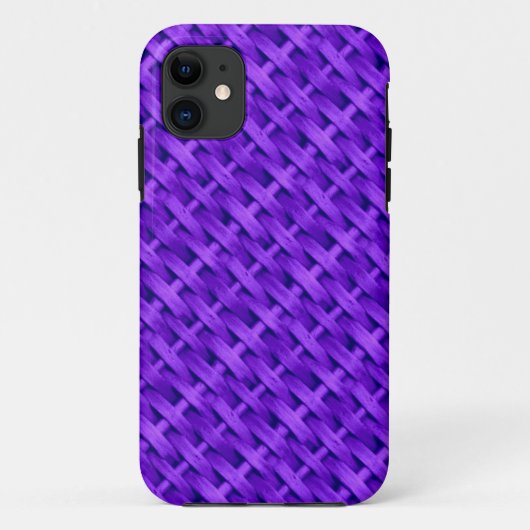 Lila Grafikdesign Case-Mate iPhone Hülle (Rückseite)