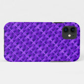 Lila Grafikdesign Case-Mate iPhone Hülle (Rückseite (Horizontal))