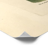 Lila Grakle (Grackle) Audubons Vögel von Amerika Poster (Ecke)