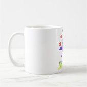 Lila Grasshopper-Guggling-Fun-Kreatur Kaffeetasse (Links)