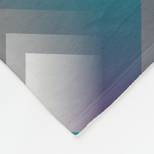 lila grau aquamarin fleecedecke (Ecke)