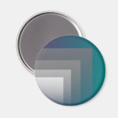 lila grau aquamarin magnet (Vorderseite/Rückseite)