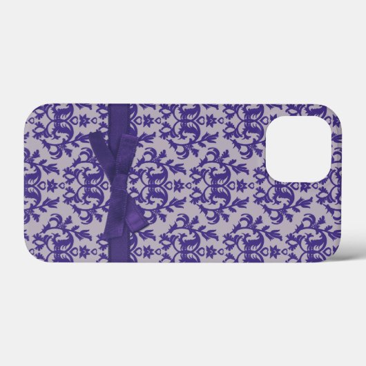 Lila grau Case-Mate iPhone hülle (Rückseite (Horizontal))