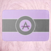 Lila Grau leicht Badematte