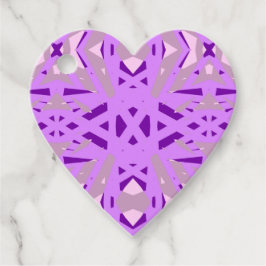 Lila Graue Art Deco Wine tasting in der Fattoria M Geschenkanhänger