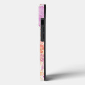 Lila graue, blumenfarbene Blume Case-Mate iPhone Hülle (Rückseite / Links)