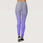 Lila-graue, rustikale Ober Leggings (Rückseite)