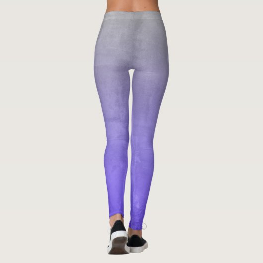 Lila-graue, rustikale Ober Leggings (Rückseite)