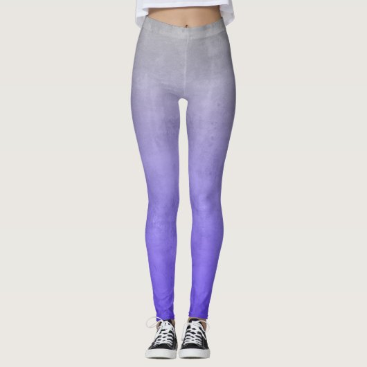 Lila-graue, rustikale Ober Leggings (Vorderseite)
