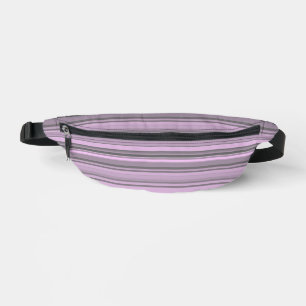 Lila graue Streifen Bauchtasche