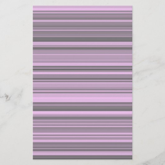 Lila graue Streifen Briefpapier (Vorderseite)