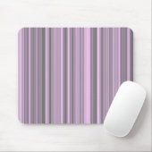Lila graue Streifen Mousepad (Mit Mouse)